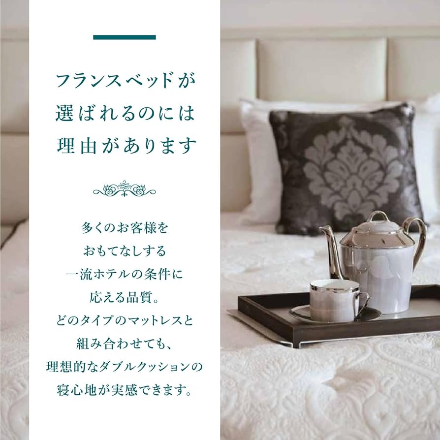 Amazon｜フランスベッド ステーションボトム セミダブルロング(122